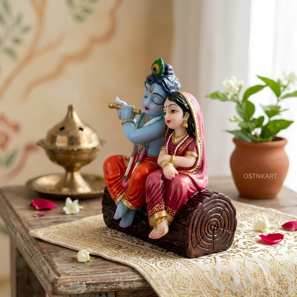 Radha Krishna Idol for Car Dashboard
