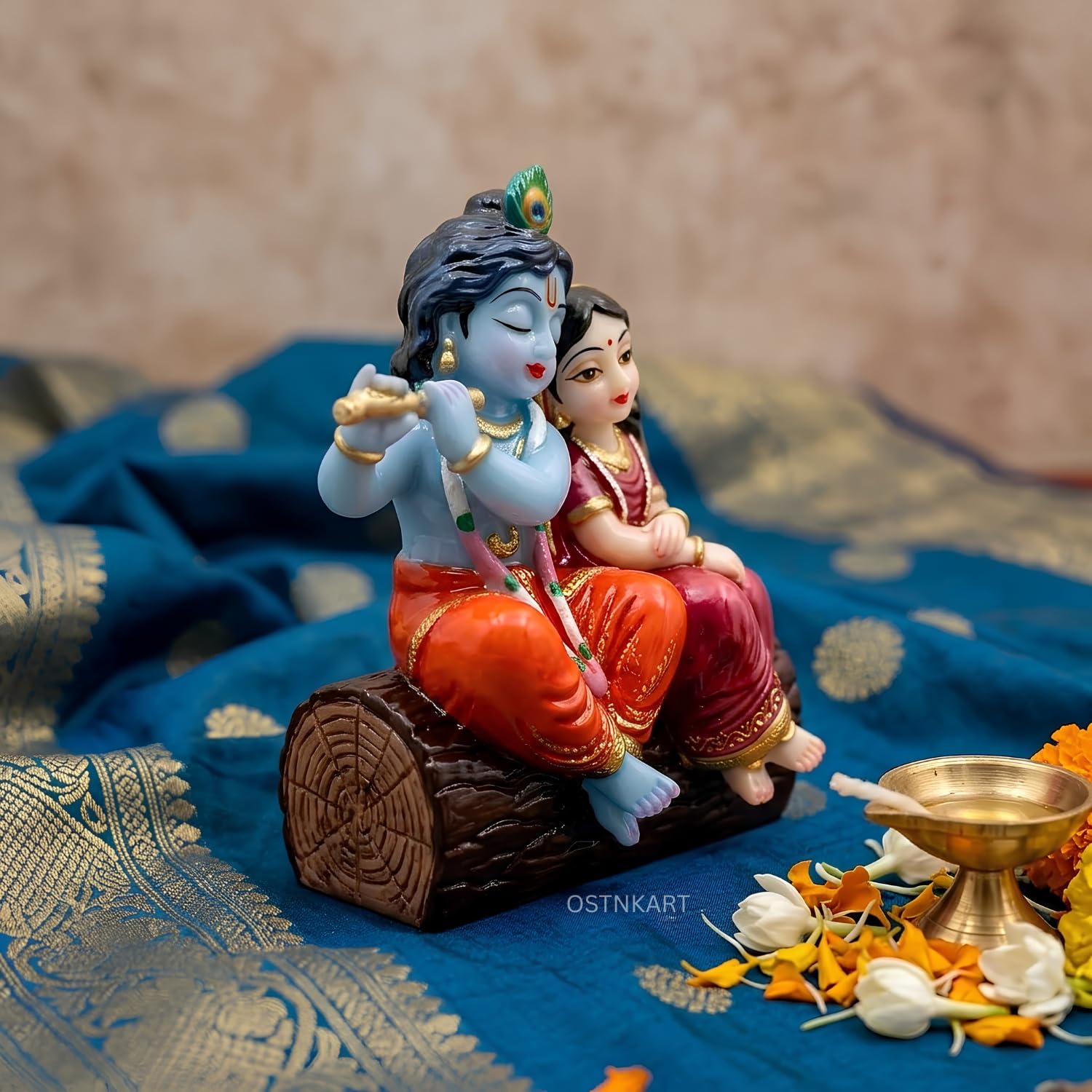 Radha Krishna Idol for Car Dashboard