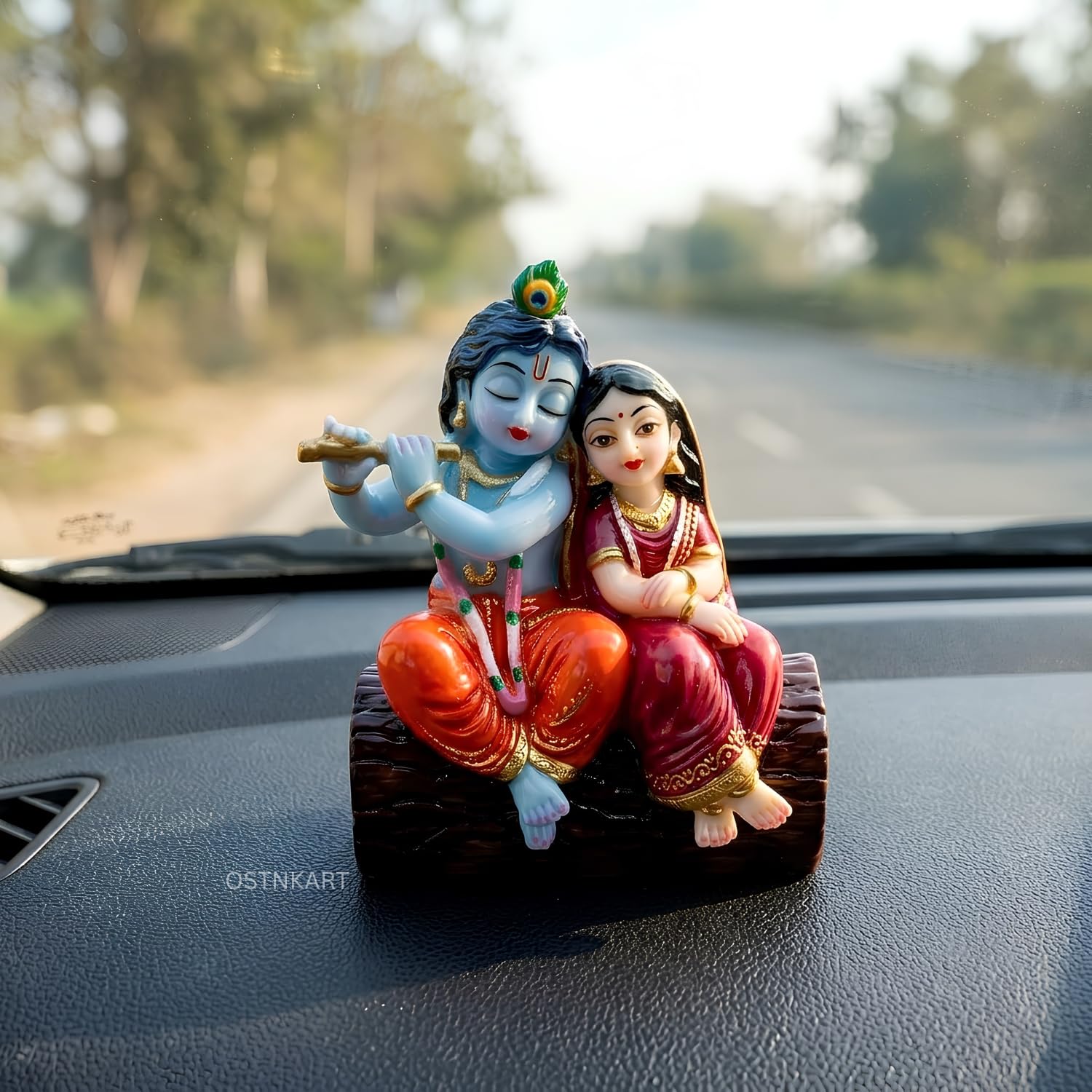 Radha Krishna Idol for Car Dashboard