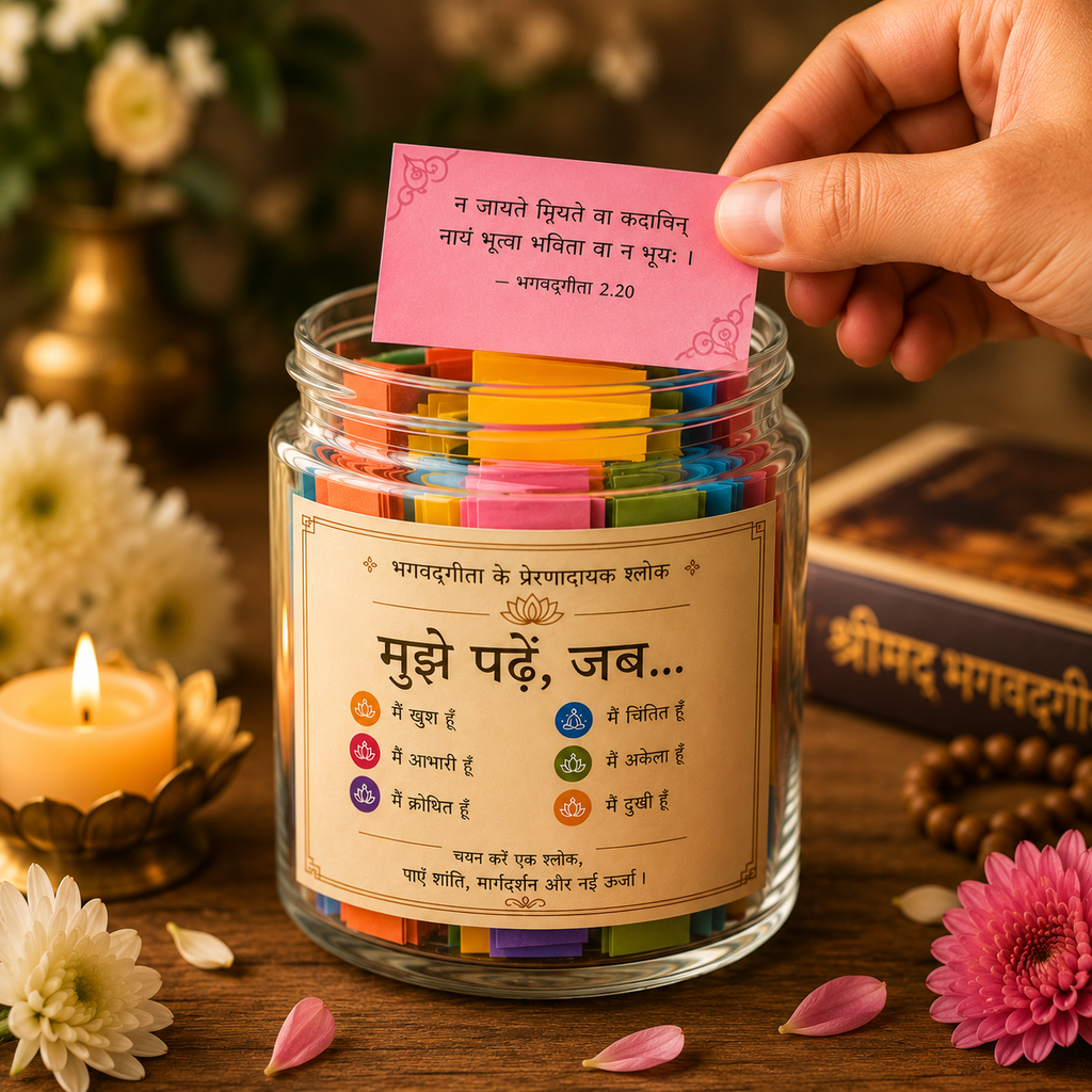 The Perfect Spiritual Gift A Bhagavad Gita Jar