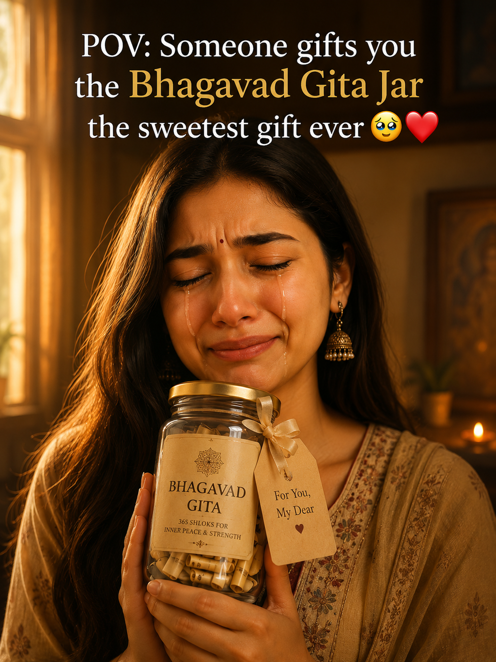 The Perfect Spiritual Gift A Bhagavad Gita Jar