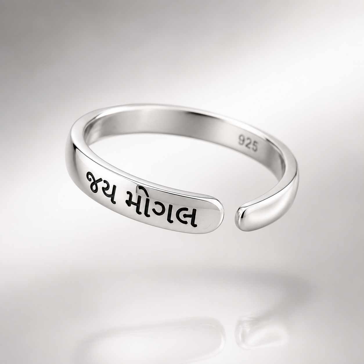 Jai Mogal 925 Sterling Silver Adjustable Ring