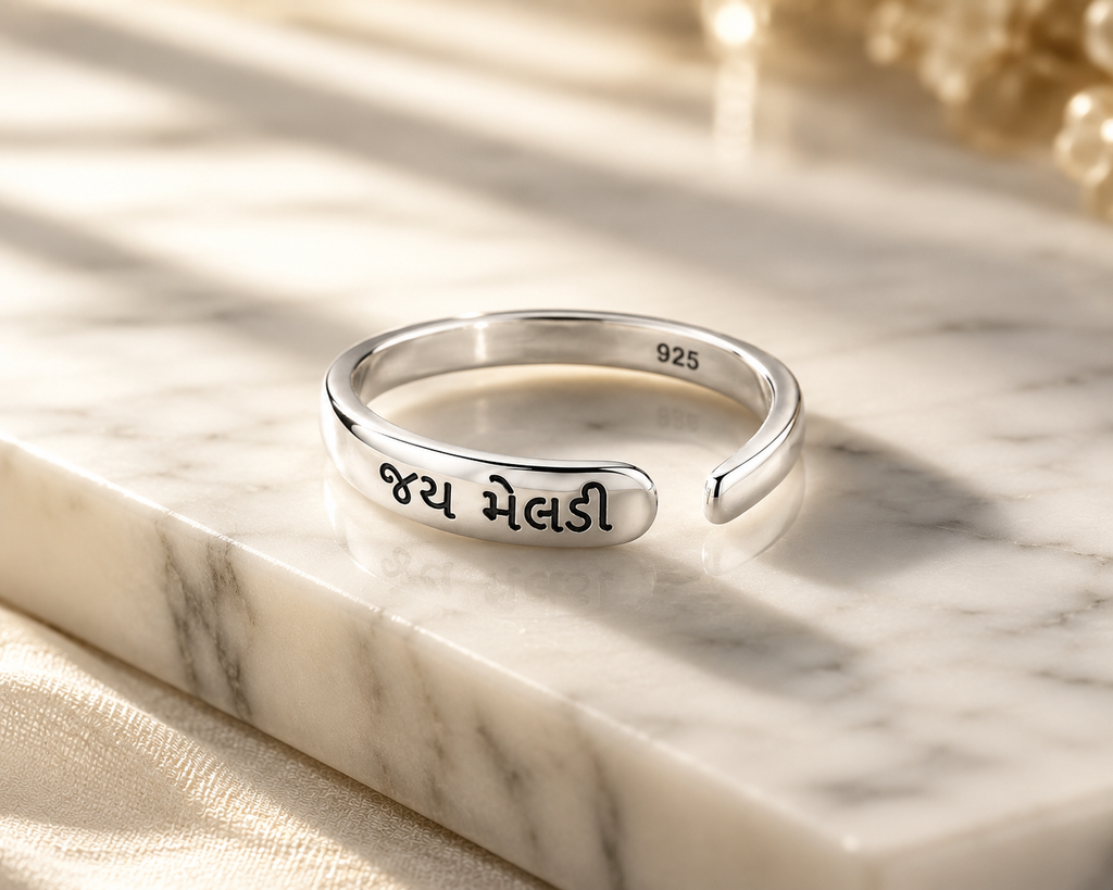 Jai Meldi 925 Sterling Silver Adjustable Ring