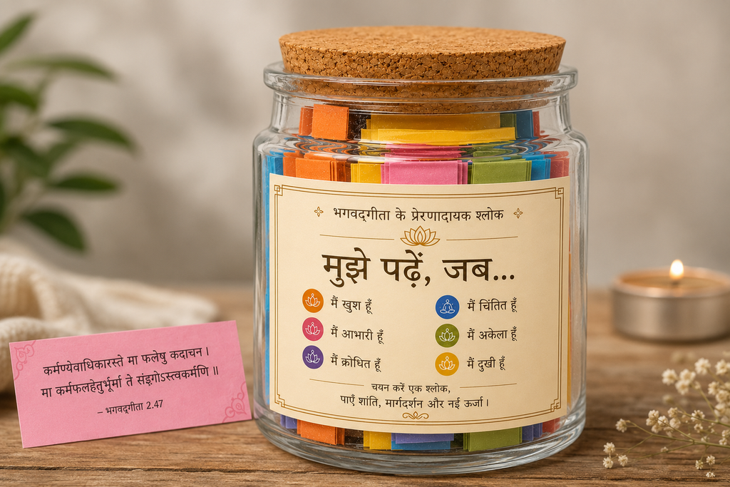 The Perfect Spiritual Gift A Bhagavad Gita Jar